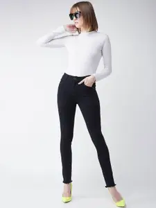 DressBerry Women's Slim Fit Regular Length High Rise Denim Jeans