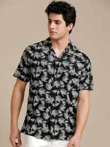 Aldeno Tropical Printed India Slim Fit Casual Shirt