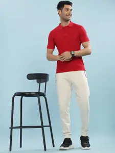 Force NXT Men Solid Super Combed Cotton Polo T-shirt