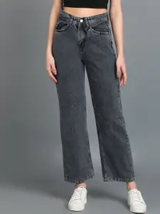 Nifty Women Boyfriend High-Rise Clean Look Denim Cotton Jeans