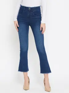 Nifty Women Bootcut High-Rise Light Fade Low Distress Stretchable Jeans