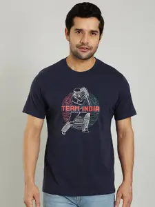 Indian Terrain Graphic Printed Regular Fit Cotton T-shirt