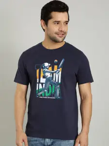 Indian Terrain Graphic Printed Regular Fit Cotton T-shirt