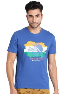 Indian Terrain Graphic Printed Regular Fit Cotton T-shirt