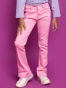 V-Mart Girls Clean Look Coloured Cotton Jeans