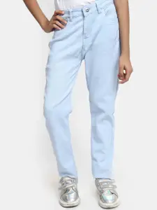 V-Mart Girls Clean Look Coloured Cotton Jeans