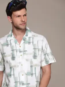 WROGN Men Pure Cotton Printed Casual Shirt