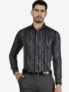WYRE Slim Fit Vertical Striped Pure Cotton Formal Shirt