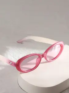 HAUTE SAUCE by  Campus Sutra HAUTE SAUCE by Campus Sutra Women Fashion With Polarised Lens Oval Sunglasses