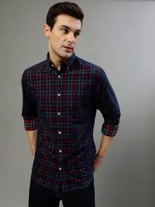 GANT Checked Button Down Collar Full Sleeves Pure Cotton Casual Shirt
