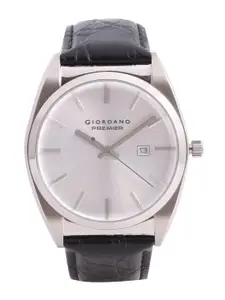 GIORDANO Men Dial & Leather Straps Analogue Watch P150-01
