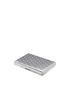 Style Shoes Women Silver-Toned PU Card Holder