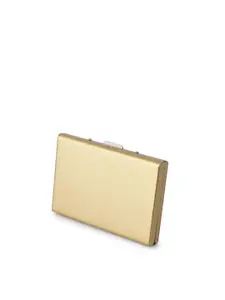 Style Shoes Women Gold-Toned PU Card Holder