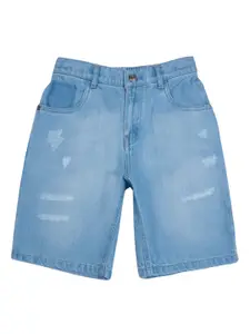 Gini and Jony Boys Mid-Rise Cotton Denim Shorts