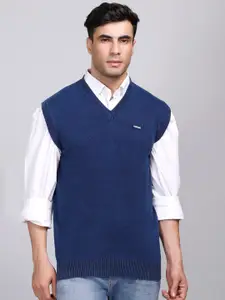 GODFREY V-Neck Sleeveless Woollen Sweater Vest