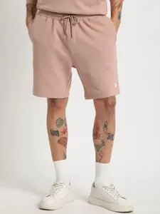 THE BEAR HOUSE Men Regular Fit Mid Rise Cotton Shorts
