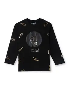 Gini and Jony Boys Graphic Printed Long Sleeve Cotton Regular Fit T-shirt