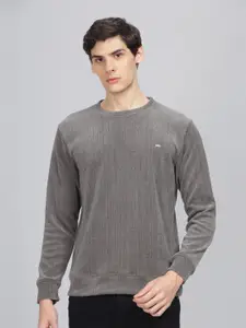 Parcel Yard Round Neck Cotton Sweatshirt