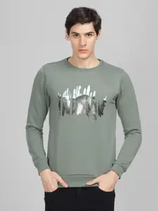 Parcel Yard Abstract Printed Pullover Sweatshirt