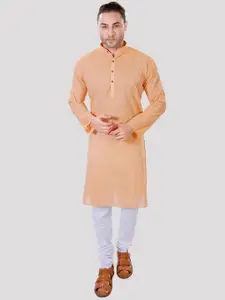 Maharaja Geometric Printed Mandarin Collar Regular Kurta With Pyjamas