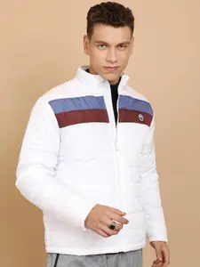 HIGHLANDER Colourblocked Stand Collar Puffer Jacket
