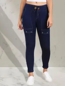 A-Okay Girls Slim Fit High-Rise Mid-Rise Stretchable Jeans