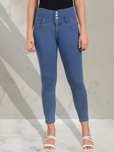 A-Okay Girls Slim Fit High-Rise Clean Look Jeans