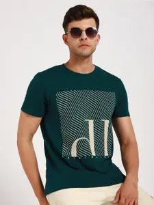 Dennis Lingo Printed Pure Cotton T-shirt