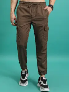 HIGHLANDER Men Mid-Rise Cargo Jogger Style Trousers