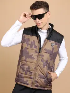 HIGHLANDER Camouflage Printed Puffer Jacket