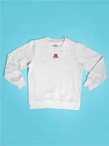 Hoop Boys Round Neck Cotton Pullover Sweatshirt