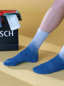 DAMENSCH Men Ribbed Calf-Length Socks