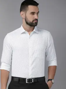 Park Avenue Slim Fit Tropical Printed Formal Shirt
