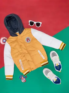 Pantaloons Junior Boys Hooded Bomber Jacket