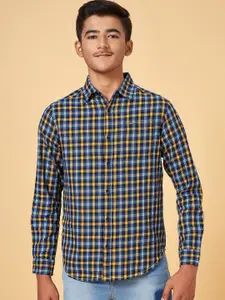 Coolsters by Pantaloons Boys Gingham Checks Cotton Casual Shirt