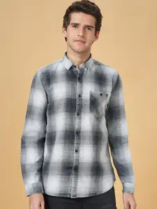 SF JEANS by Pantaloons Slim Fit Other Checked Cotton Casual Shirt