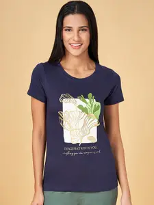 Honey by Pantaloons Floral Printed Cotton T-shirt
