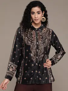 aarke Ritu Kumar Women Relaxed Opaque Printed Casual Shirt