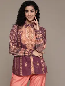aarke Ritu Kumar Women Relaxed Floral Opaque Printed Casual Shirt