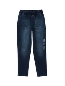 Gini and Jony Boys Regular Fit Mid-Rise Low Distress Jeans