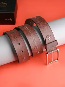 One8 by Virat Kohli Men Genuine Leather Tang Closure Fashion & Semi-Formal Belt