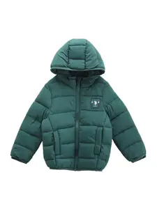 U.S. Polo Assn. Kids Boys Hooded Lightweight Puffer Jacket