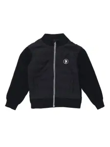 U.S. Polo Assn. Kids Boys Mock Collar Pure Cotton Padded Jacket