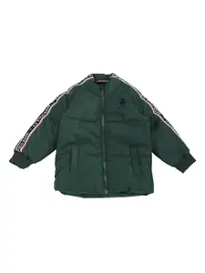 U.S. Polo Assn. Kids Boys Brand Tape Puffer Jacket