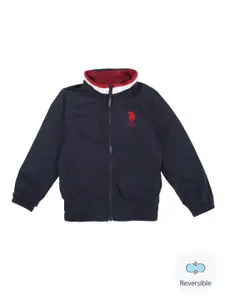 U.S. Polo Assn. Kids Boys Reversible Bomber Jacket