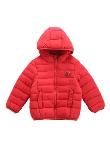 U.S. Polo Assn. Kids Boys Lightweight Hooded Puffer Jacket