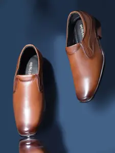 Liberty Men Square Toe Leather Formal Slip-On Shoes