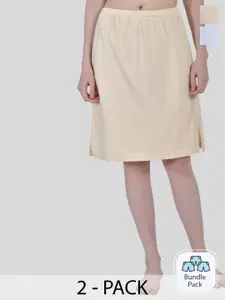 Aimly Pack Of 2 Knee Length Skirt Slips