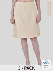Aimly Pack Of 3 Mid Rise Cotton Skirt Slips