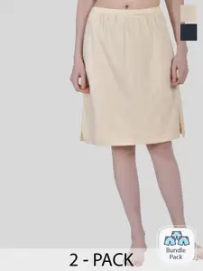 Aimly Set Of 2 Cotton Skirt Slip